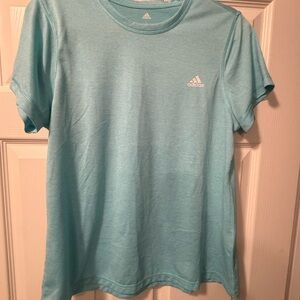 Adidas Sky Blue Golf Shirt